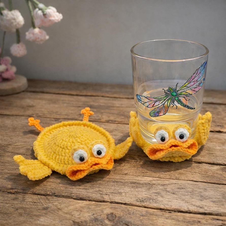 Crochet Duck Coaster Pattern Ideas for Your Table