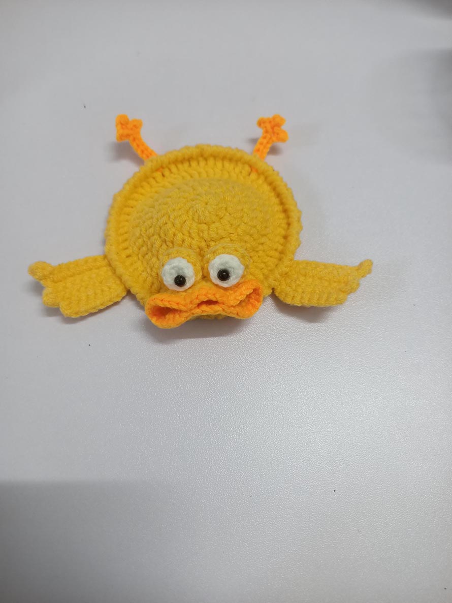 Crochet Duck Coaster Pattern Ideas for Your Table 9