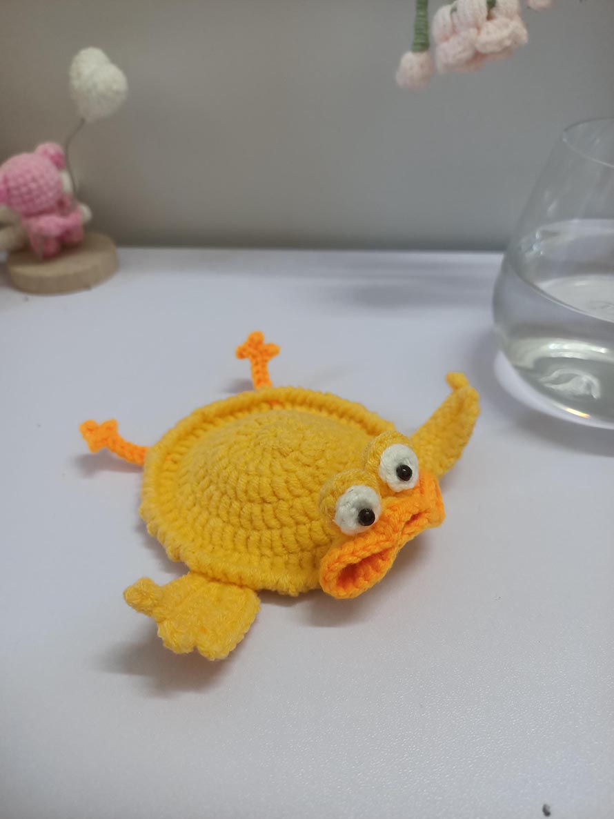 Crochet Duck Coaster Pattern Ideas for Your Table 5