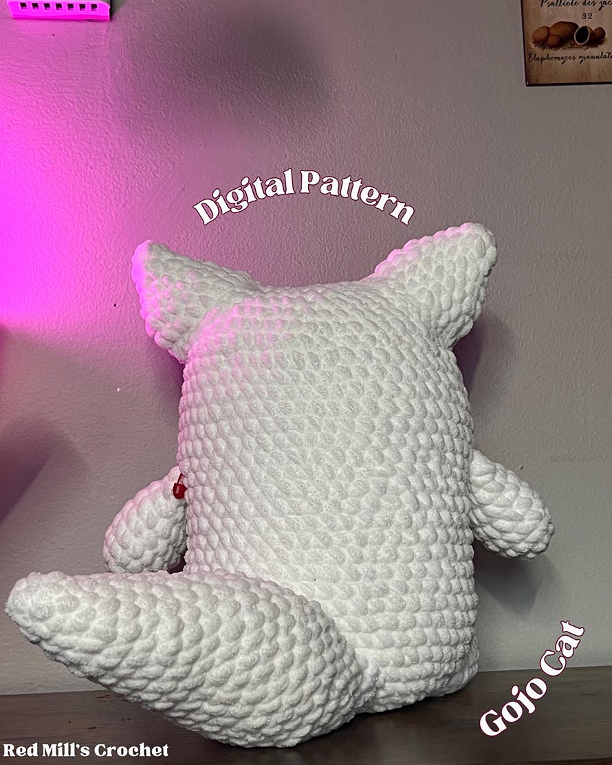 Gojo Cat Crochet Pattern Ideas for Amigurumi Fans 2