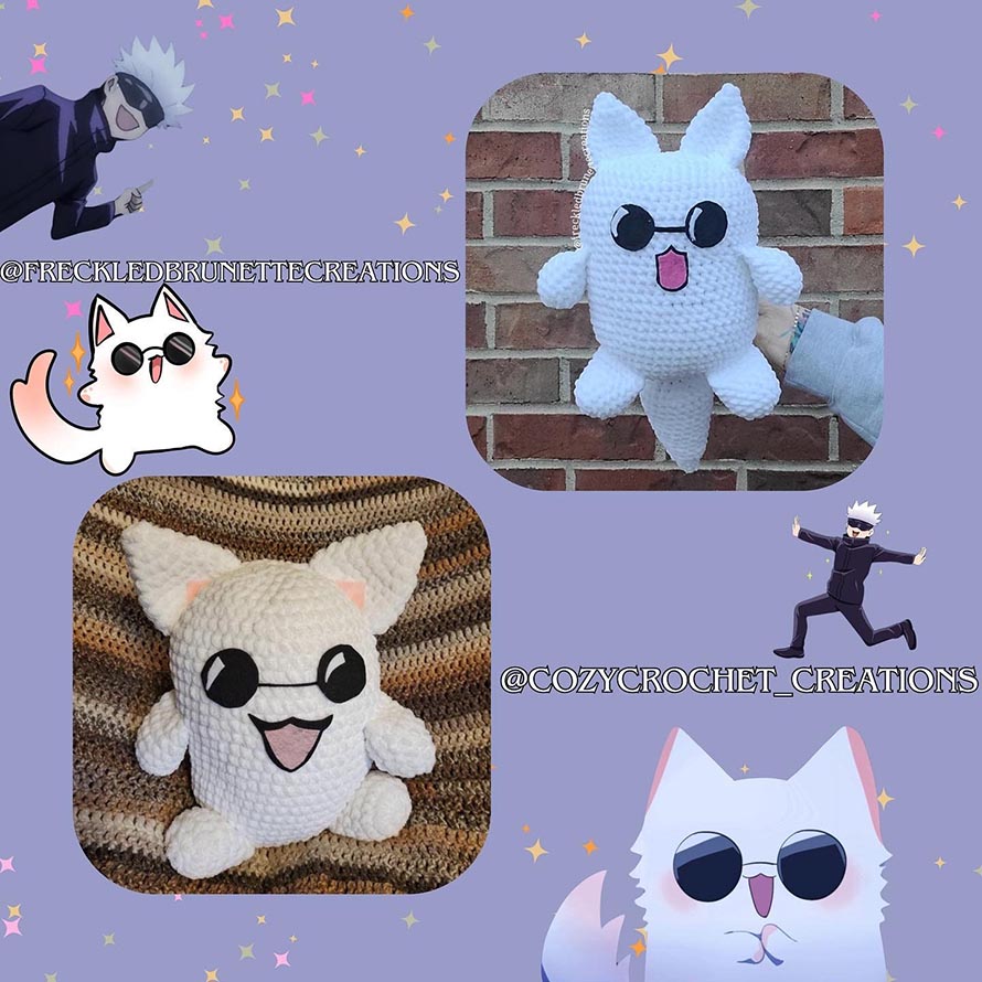 Gojo Cat Crochet Pattern Ideas for Amigurumi Fans 5