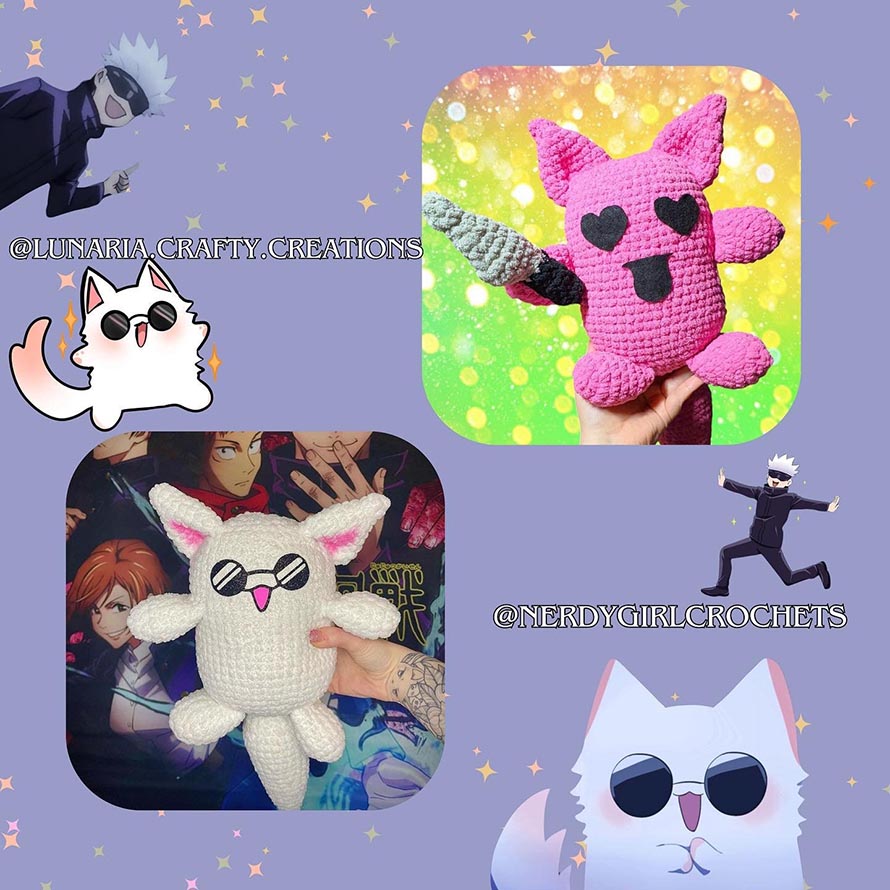 Gojo Cat Crochet Pattern Ideas for Amigurumi Fans 6