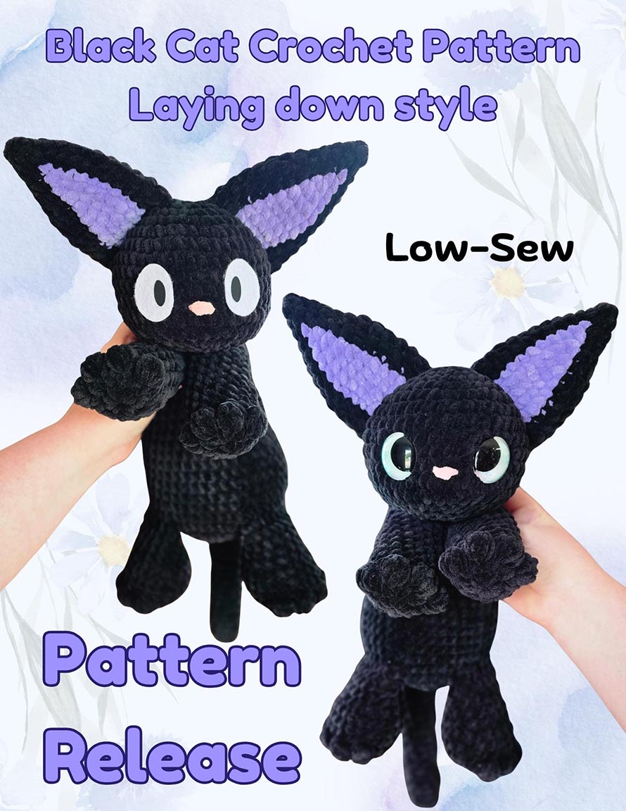 Jiji Cat Crochet Pattern Designs for Spirited Amigurumi