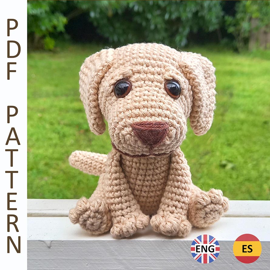 Labrador Dog Amigurumi Crochet Pattern