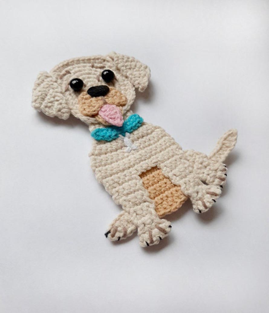 Crochet Dog Applique Pattern Ideas for Creative Projects 3