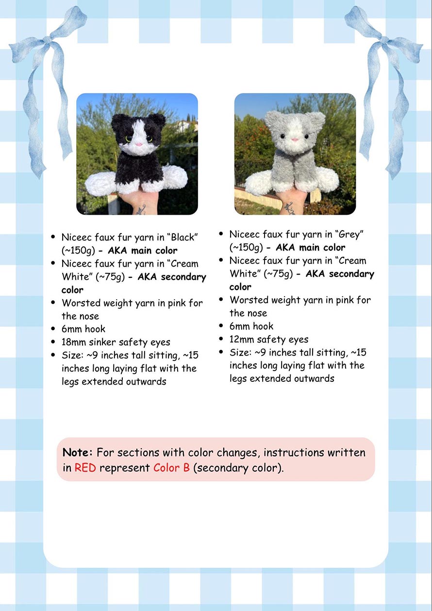 Crochet Cat Doll Pattern Ideas for Creative Amigurumi 9