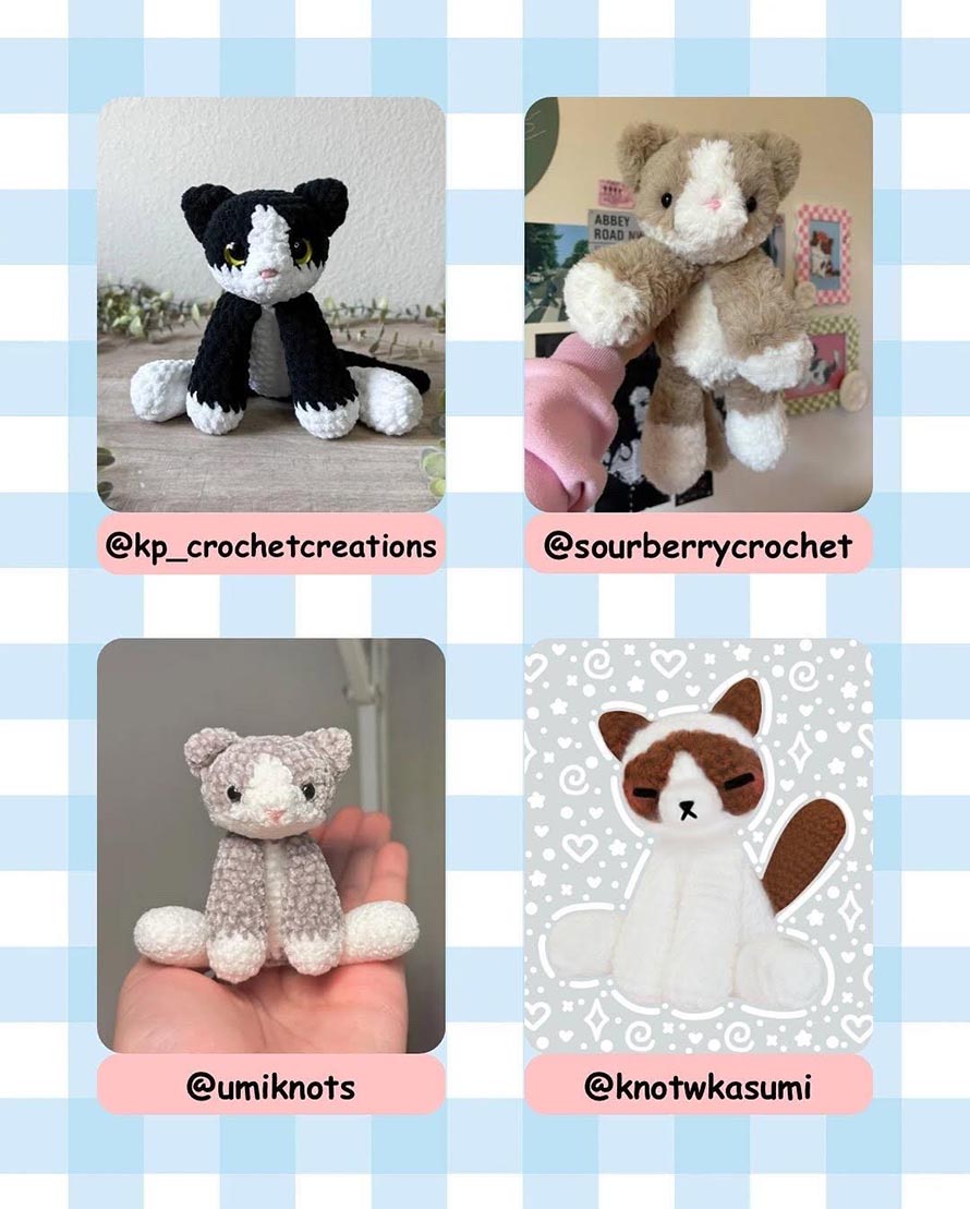 Crochet Cat Doll Pattern Ideas for Creative Amigurumi 6