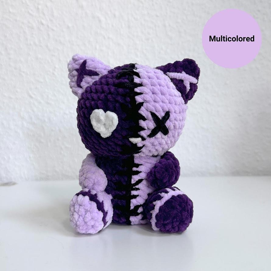 Zombie Cat Crochet Pattern Designs for Amigurumi Fans 3