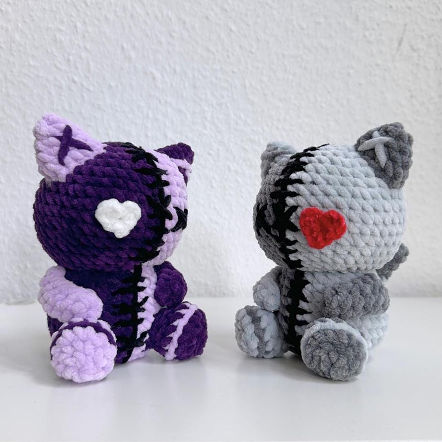 Zombie Cat Crochet Pattern Designs for Amigurumi Fans 7