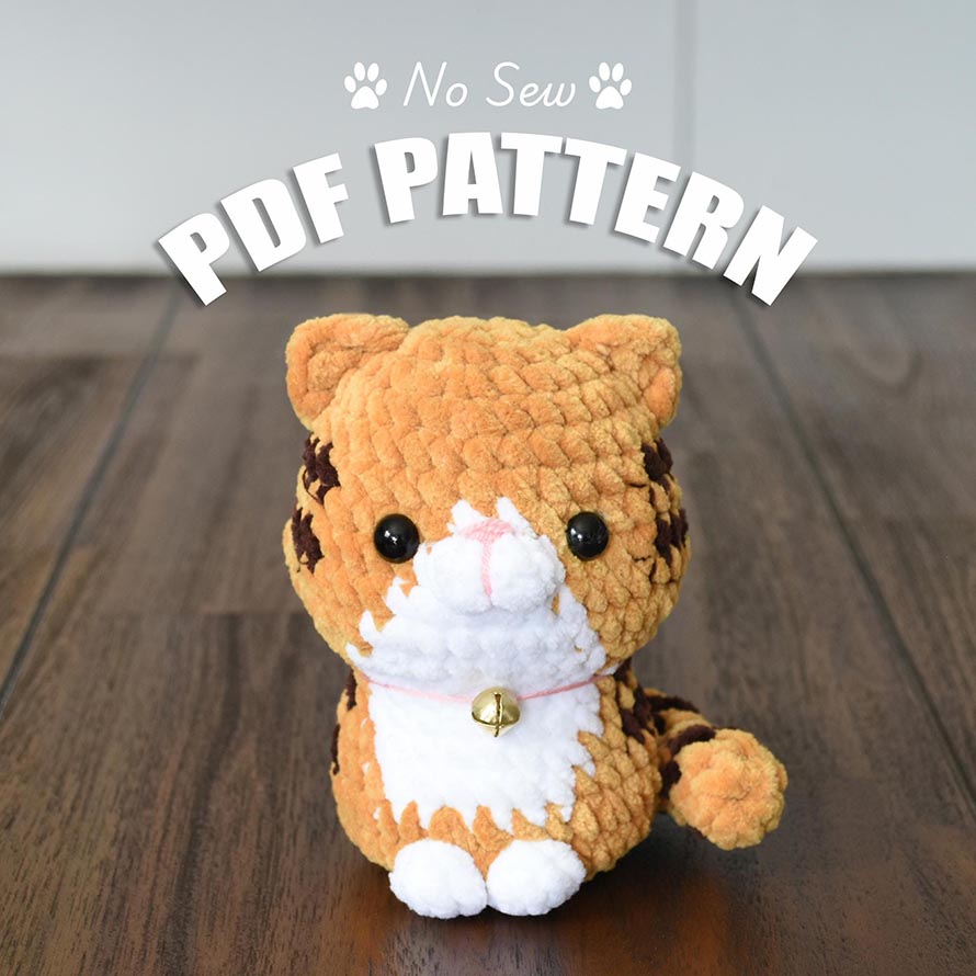 Tabby Cat Crochet Pattern Designs for Amigurumi