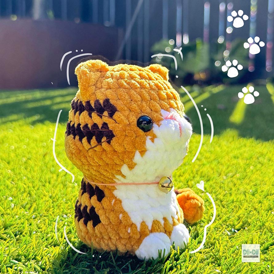 Tabby Cat Crochet Pattern Designs for Amigurumi 3