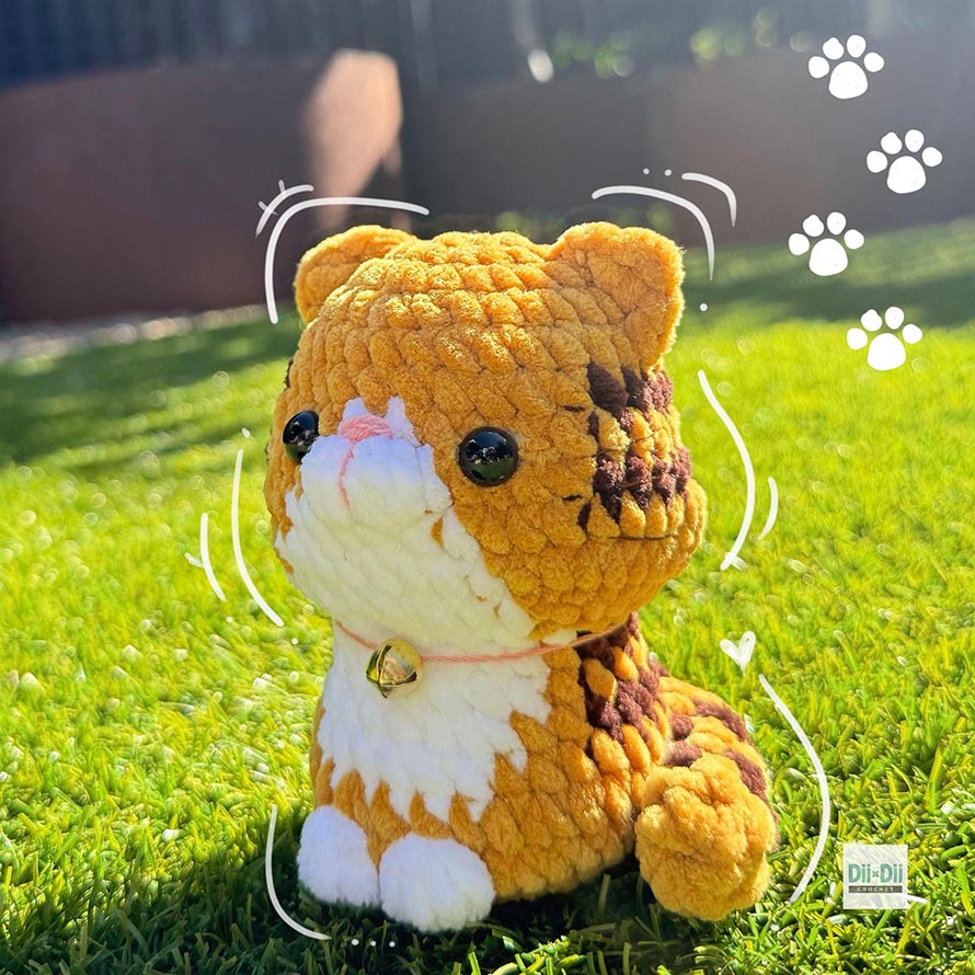 Tabby Cat Crochet Pattern Designs for Amigurumi 4