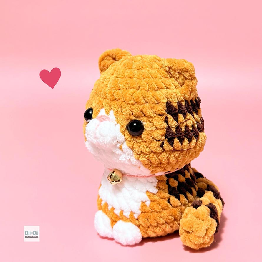 Tabby Cat Crochet Pattern Designs for Amigurumi 5