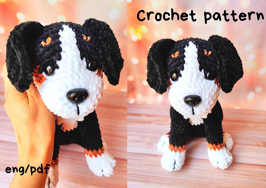 Bernese Mountain Dog Crochet Pattern PDF Designs to Explore 5