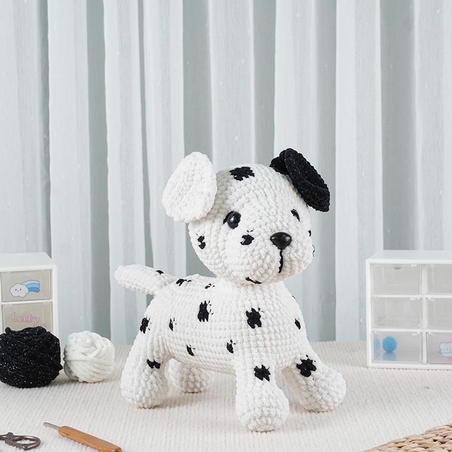 Crochet Dalmatian Dog Pattern PDF Ideas for Amigurumi Makers
