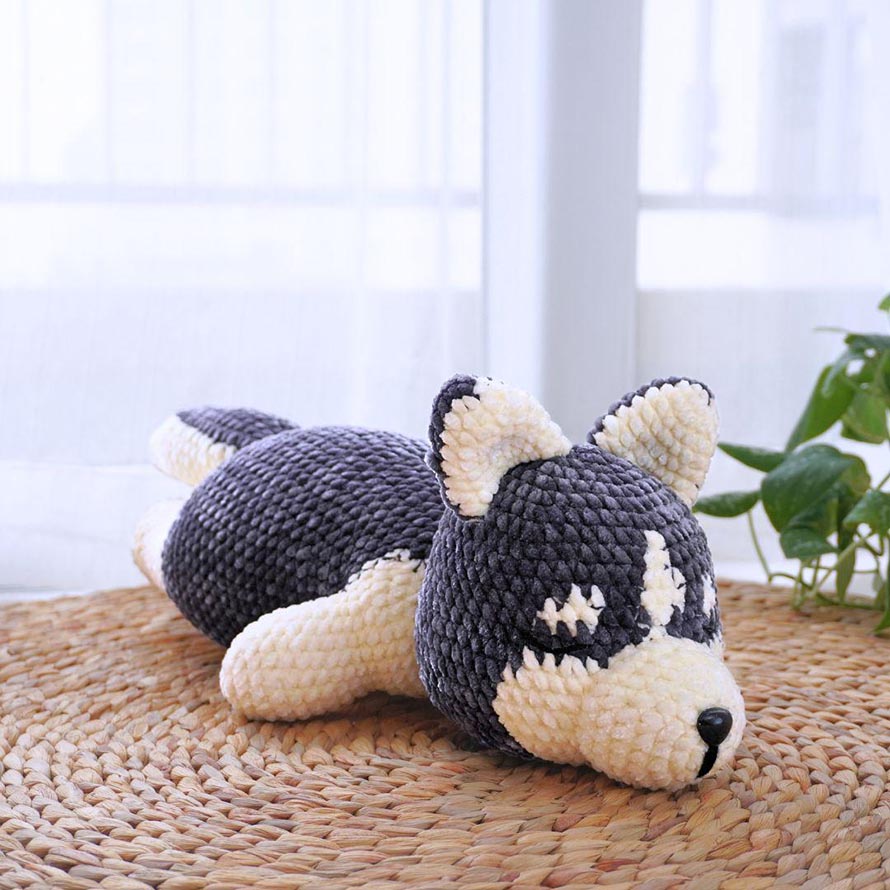 Crochet Sleeping Dog Pattern Gallery for Peaceful Amigurumi Projects 1