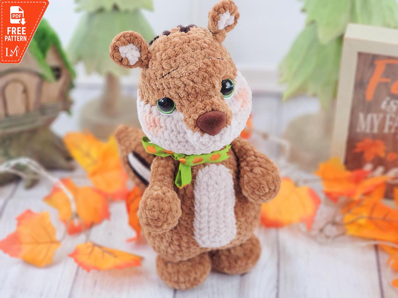 Chipmunk crochet pattern free
