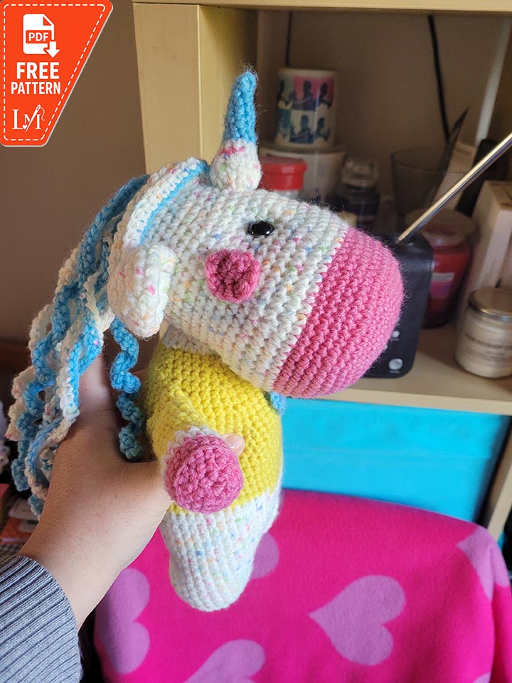 Unicorn crochet pattern free