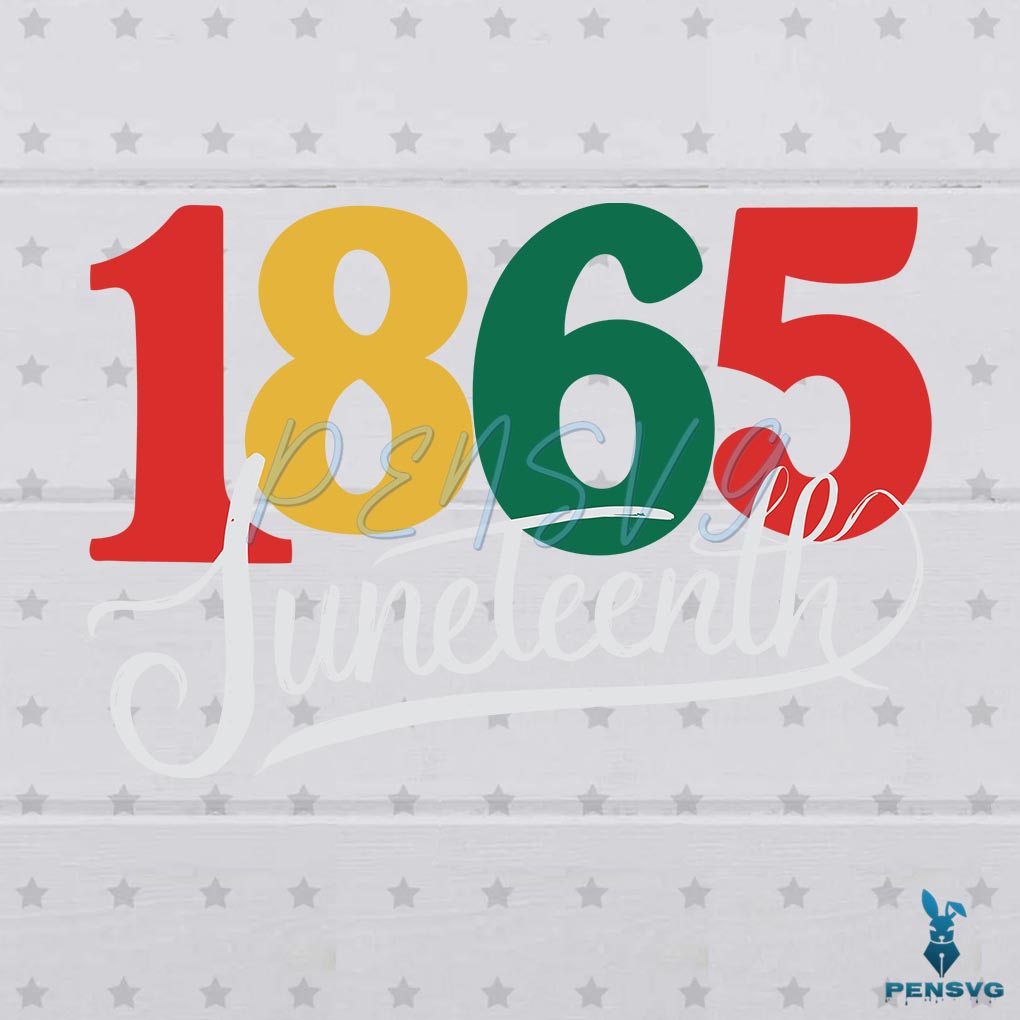 1865 Juneteenth Black History African American SVG