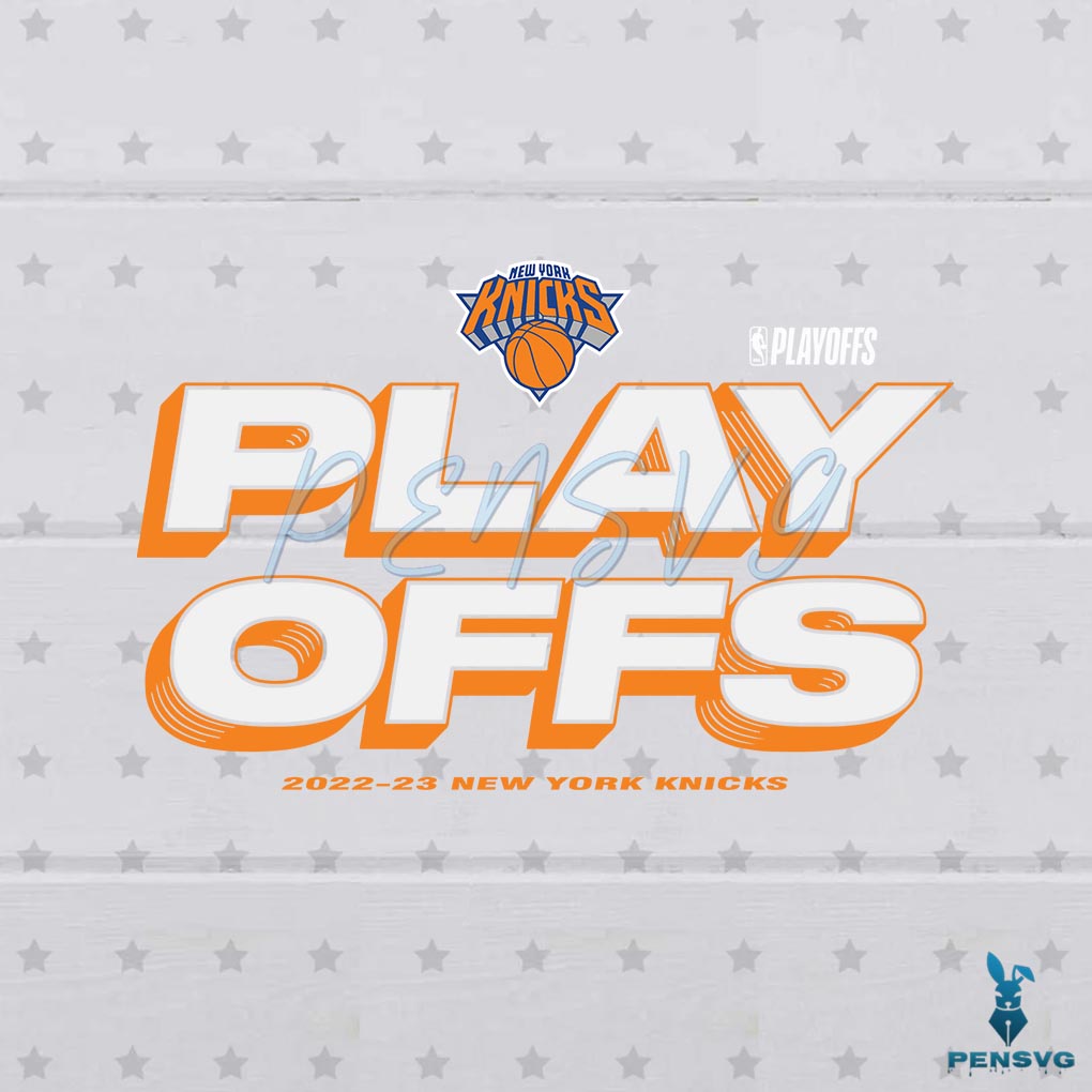 2023 NBA Playoffs New York Knicks SVG