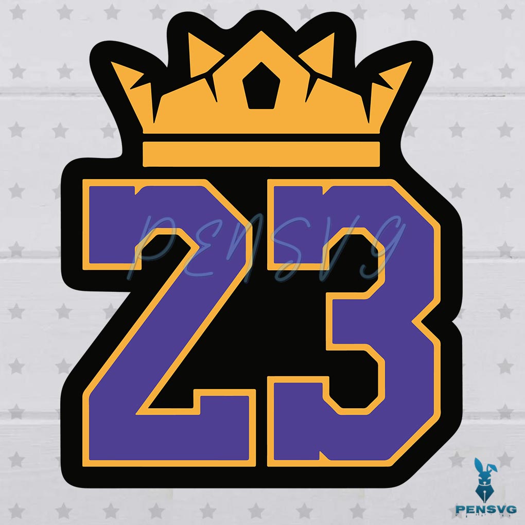 23 LAKERS SVG Digital File, Los Angeles Lakers Svg, NBA Svg