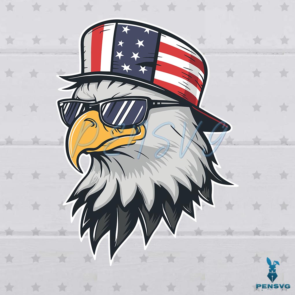 4th Of July Eagle Independence Day Matching SVG