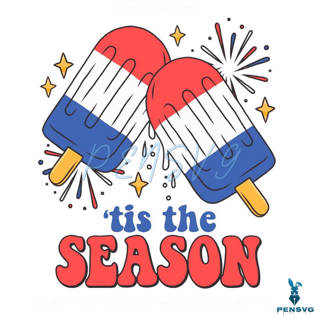 Free Ice Cream 4th of July SVG Cut File for Summer Cricut Crafts