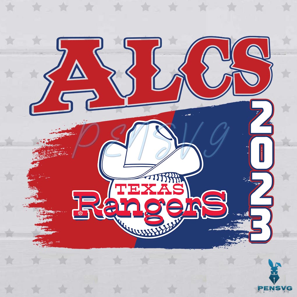 ALCS 2023 Texas Rangers Cowboy Baseball SVG Download