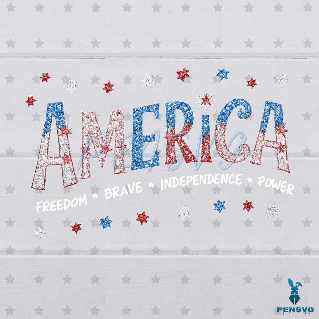 America 4th of July Freedom Brave Independence Power PNG