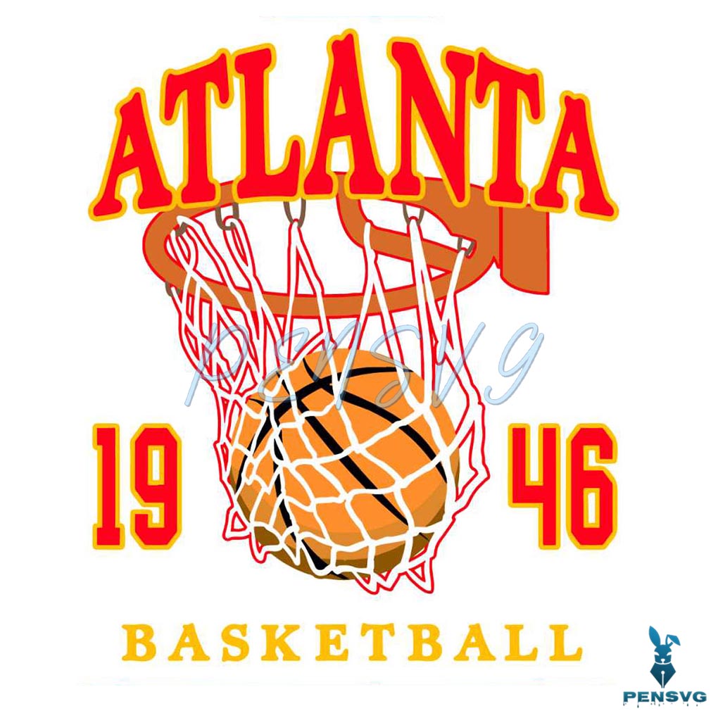 Atlanta Basketball 1946 NBA Team SVG