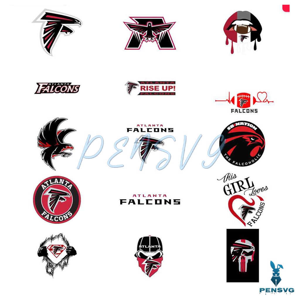 Atlanta Falcons Logo Svg Bundle Files