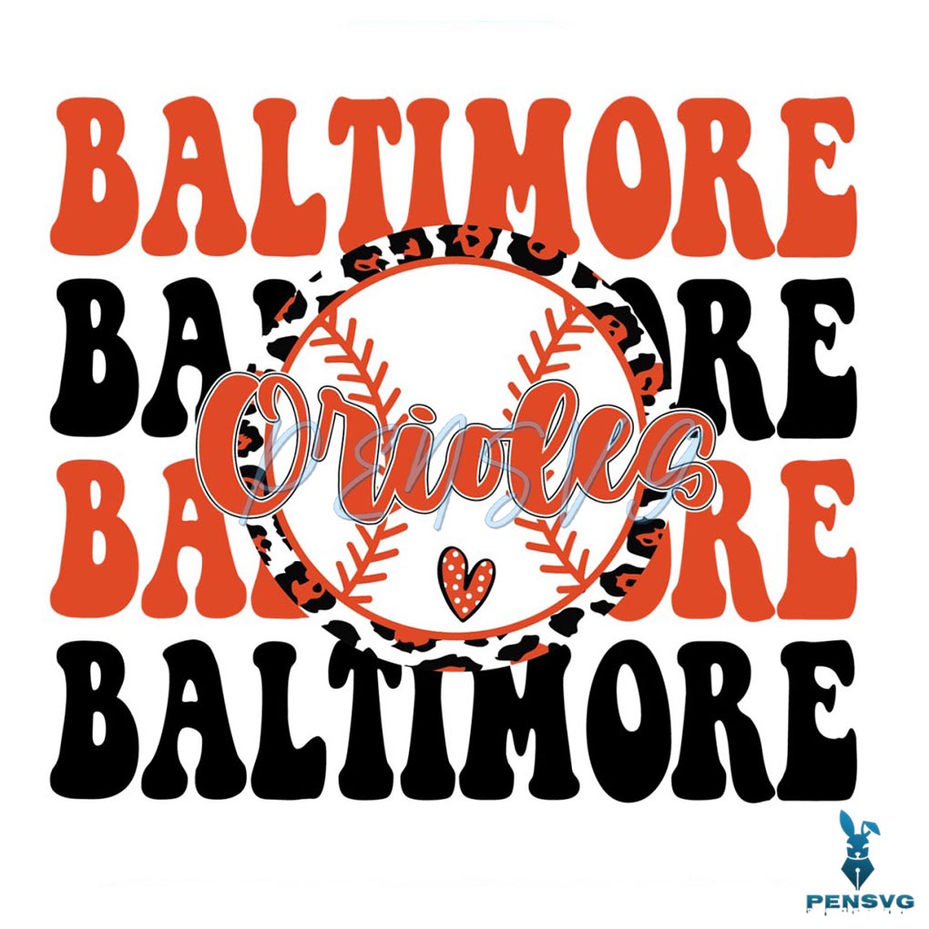 Baltimore Orioles Baseball MLB SVG