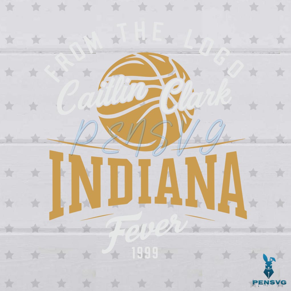 Basketball Indiana From The Logo Caitlin Clark SVG