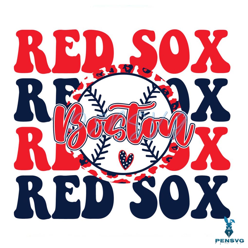 Boston Red Sox Baseball MLB SVG