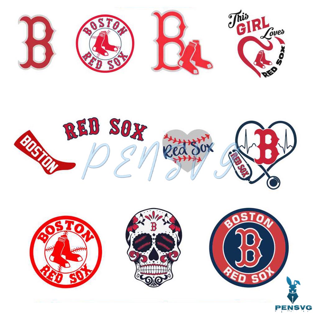 Boston Red Sox Logo Bundle File Svg Sport Svg Digital File