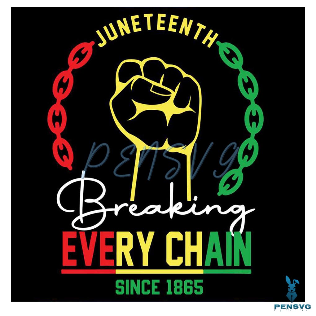 Breaking Every Chain Since 1865 Best SVG Cutting Digital Files