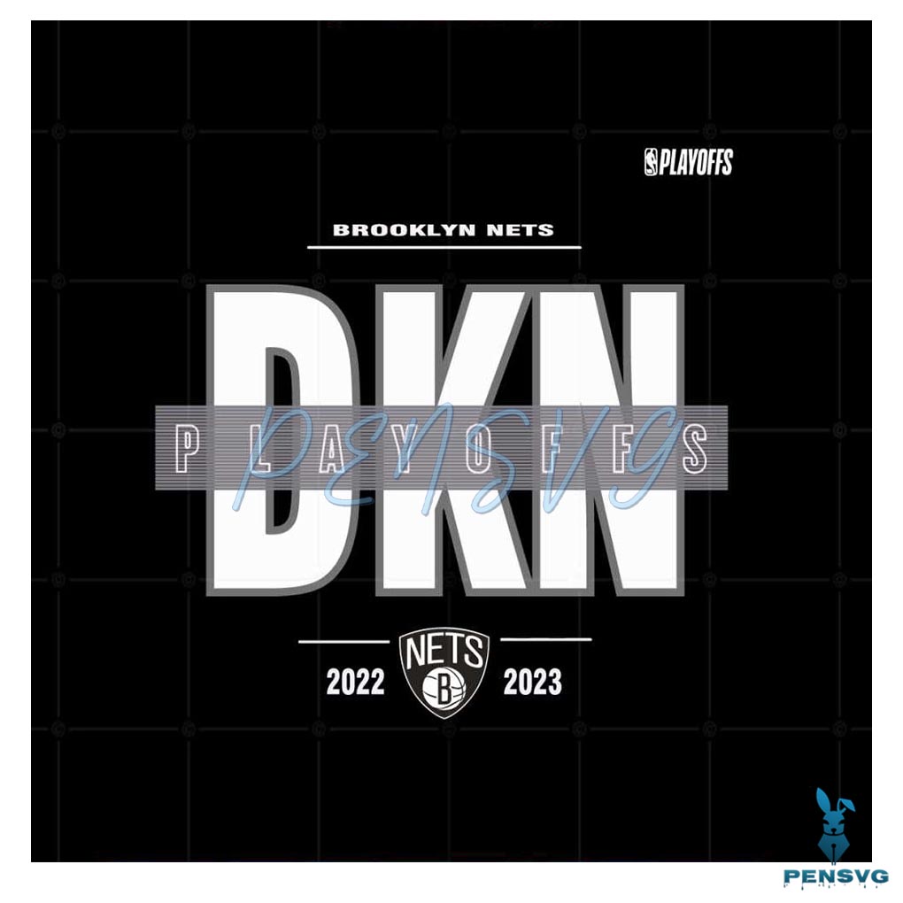 Brooklyn Nets 2023 NBA Playoff SVG Graphic Designs Files