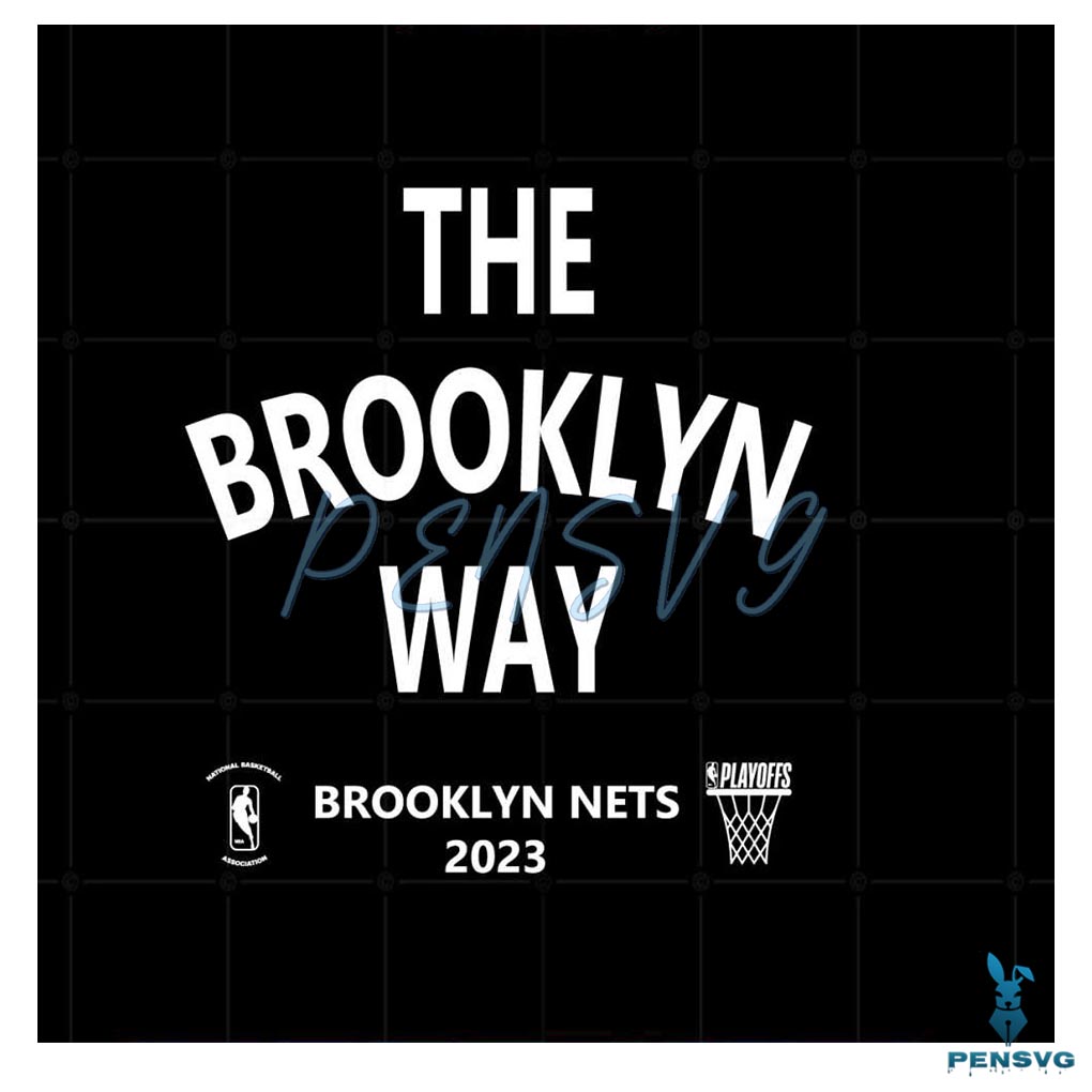 Brooklyn Nets 2023 NBA Playoffs SVG Graphic Designs Files