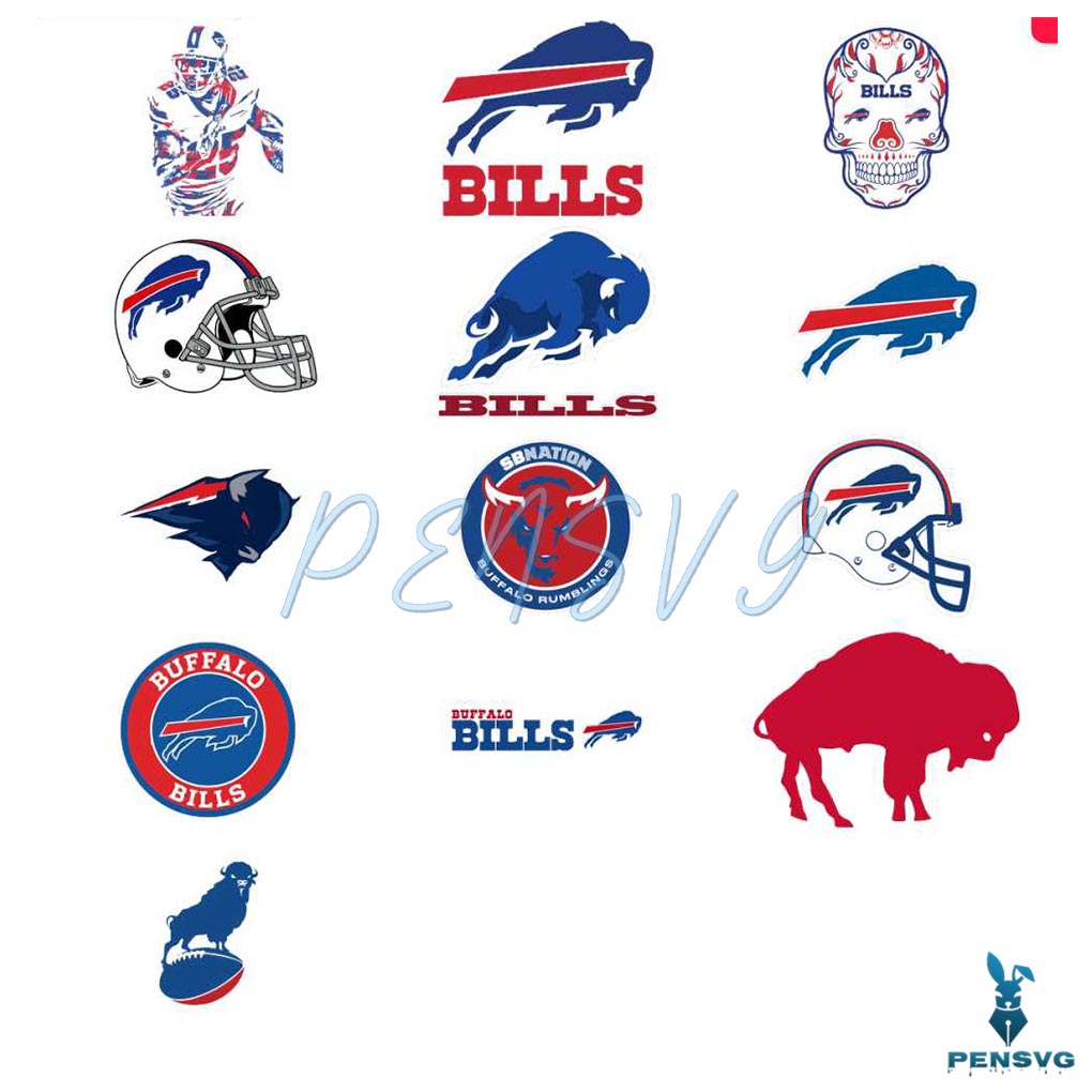 Buffalo Bills Logo Svg Bundle Files