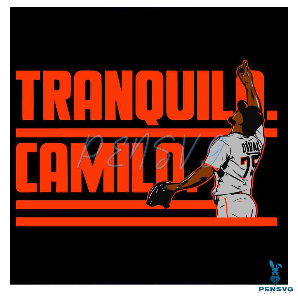 Camilo Doval San Francisco Giants SVG Tranquilo Camilo SVG