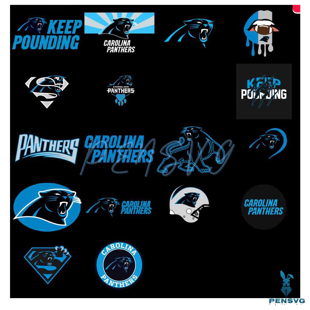 Carolina Panthers Logo Svg Bundle Files