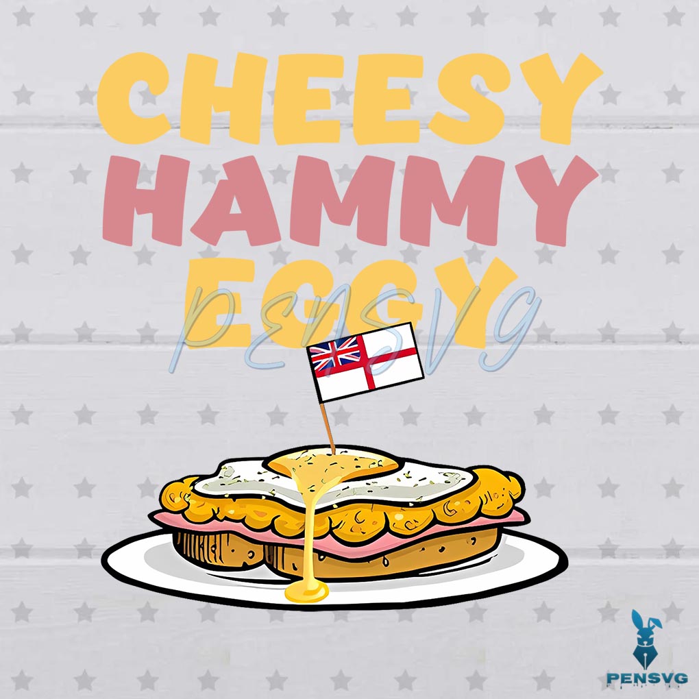 Cheesy Hammy Eggy SVG UK Royal Navy Veteran Png Download
