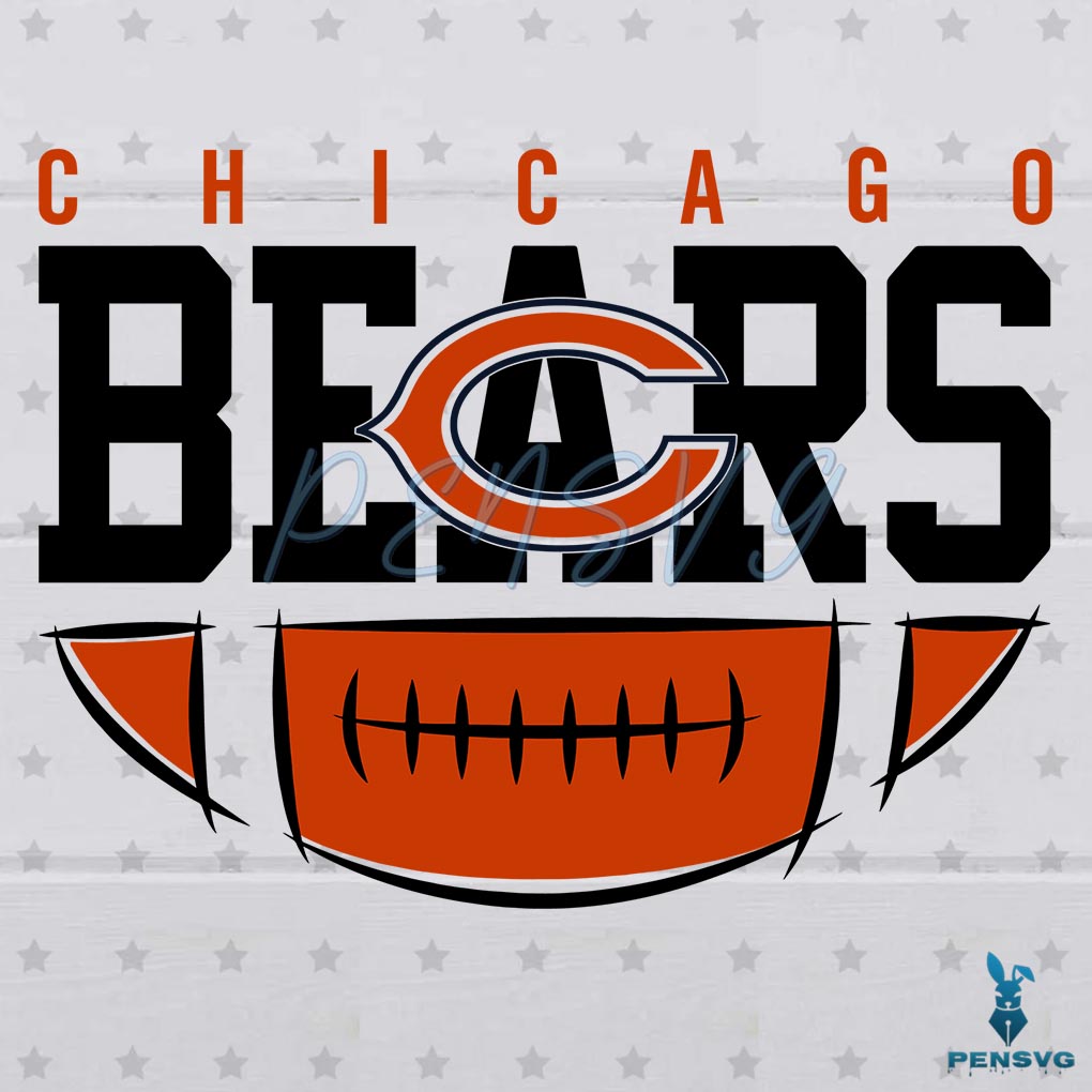 Chicago Bears Football Team Logo SVG Digital File