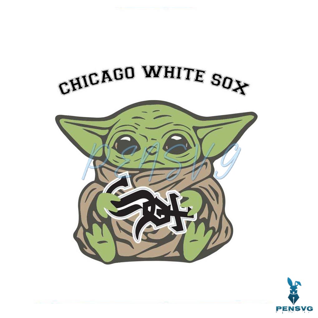 Chicago White Sox Baby Yoda Sport Svg Download File