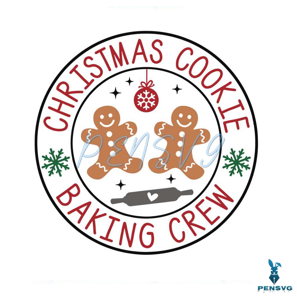 Christmas Cookie Baking Crew SVG