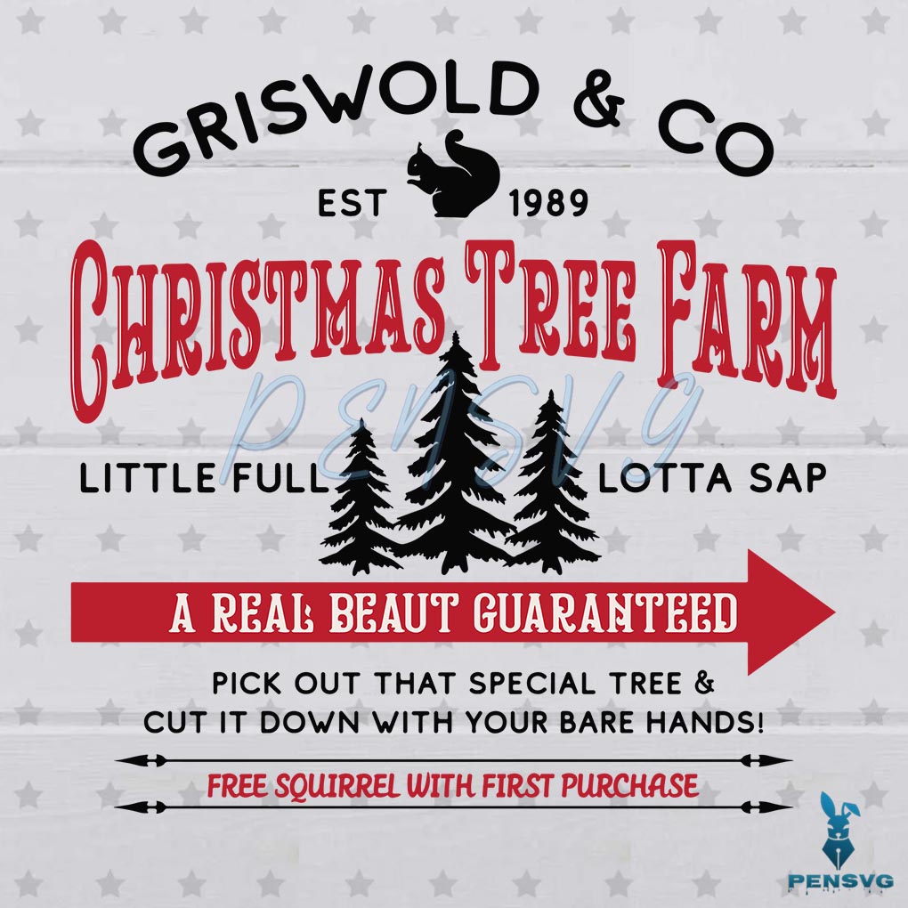 Christmas Tree Quote SVG Little Full Lotta Sap Cutting Digital File
