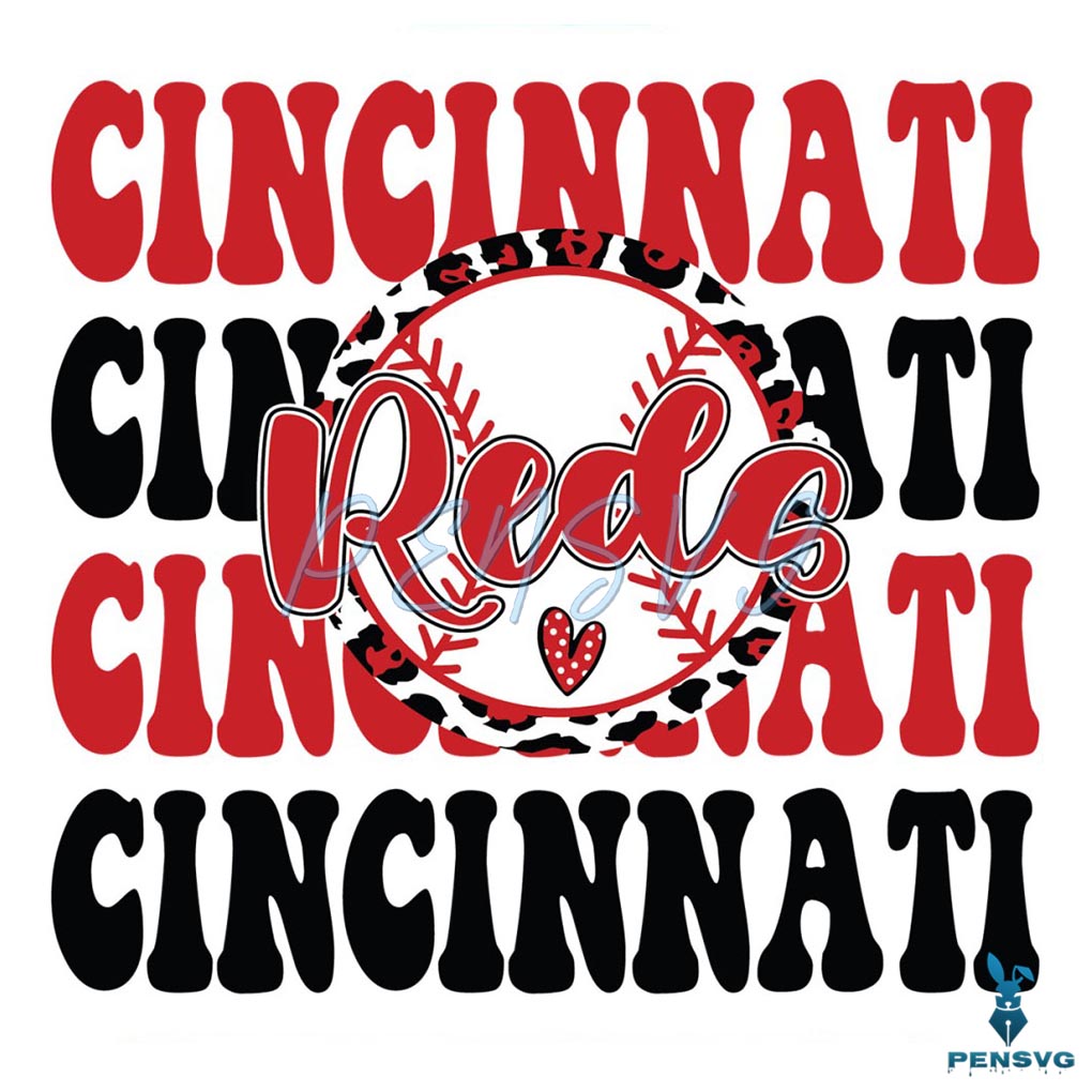 Cincinnati Reds Baseball MLB SVG