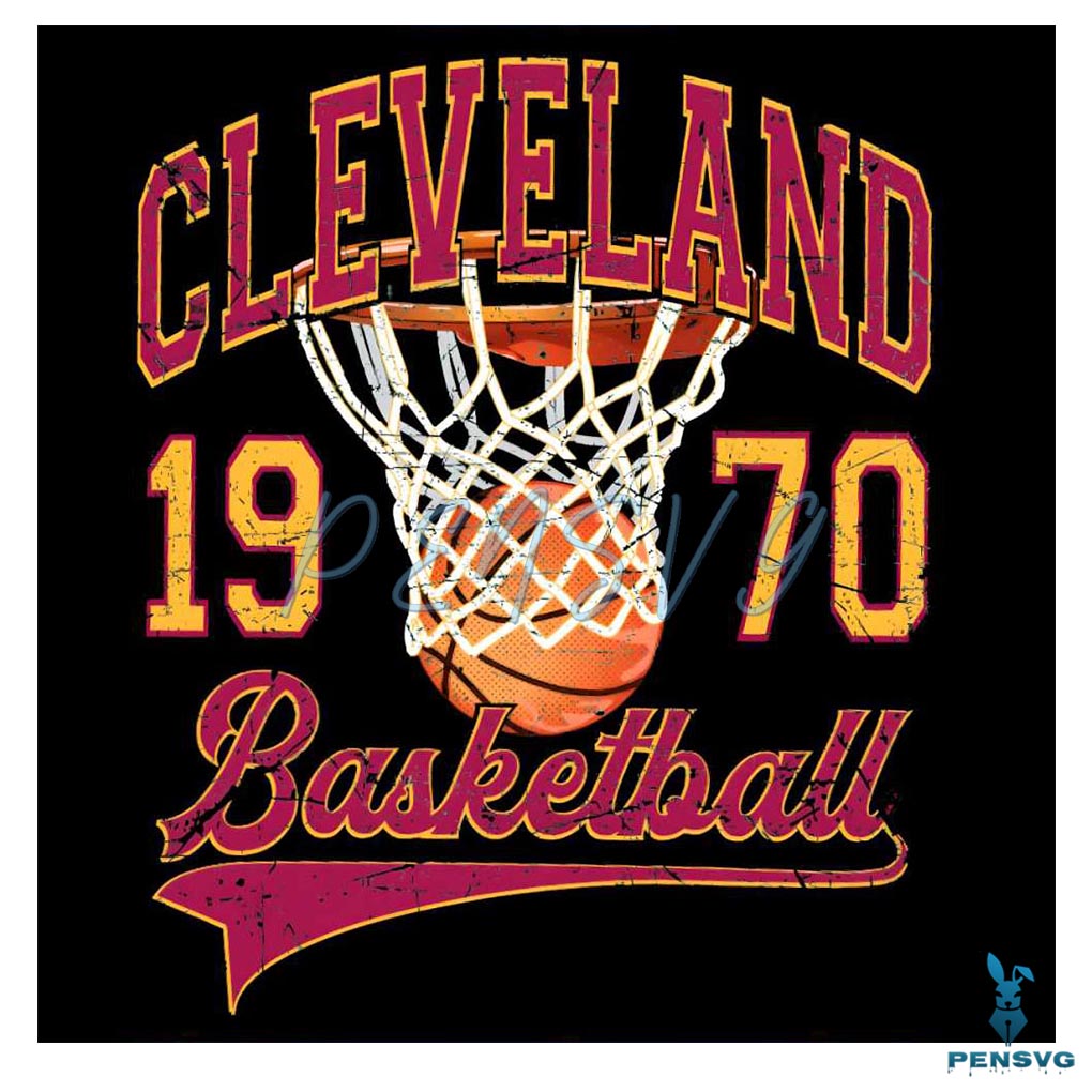 Cleveland Basketball 1970 NBA PNG