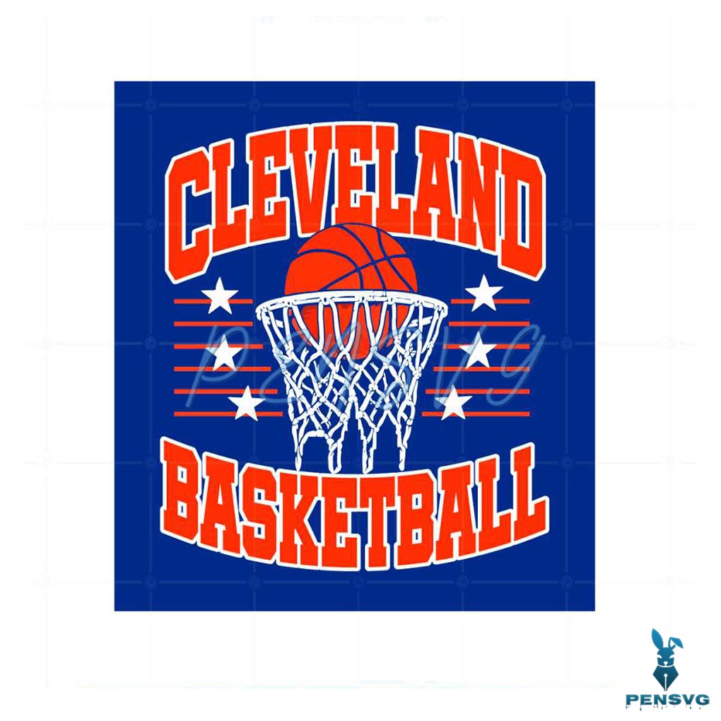 Cleveland Basketball Vintage Cleveland Cavaliers SVG Cutting Files