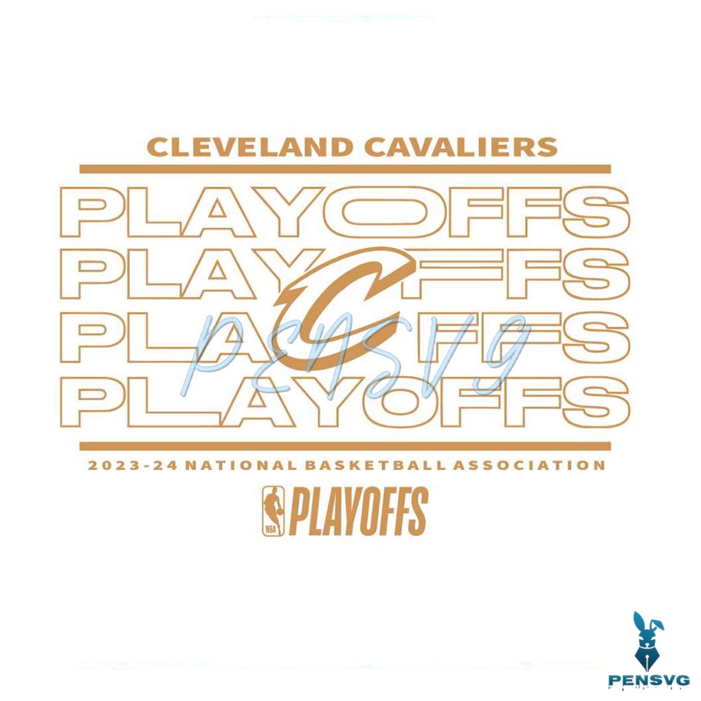 Cleveland Cavaliers 2024 NBA Playoffs Basketball SVG